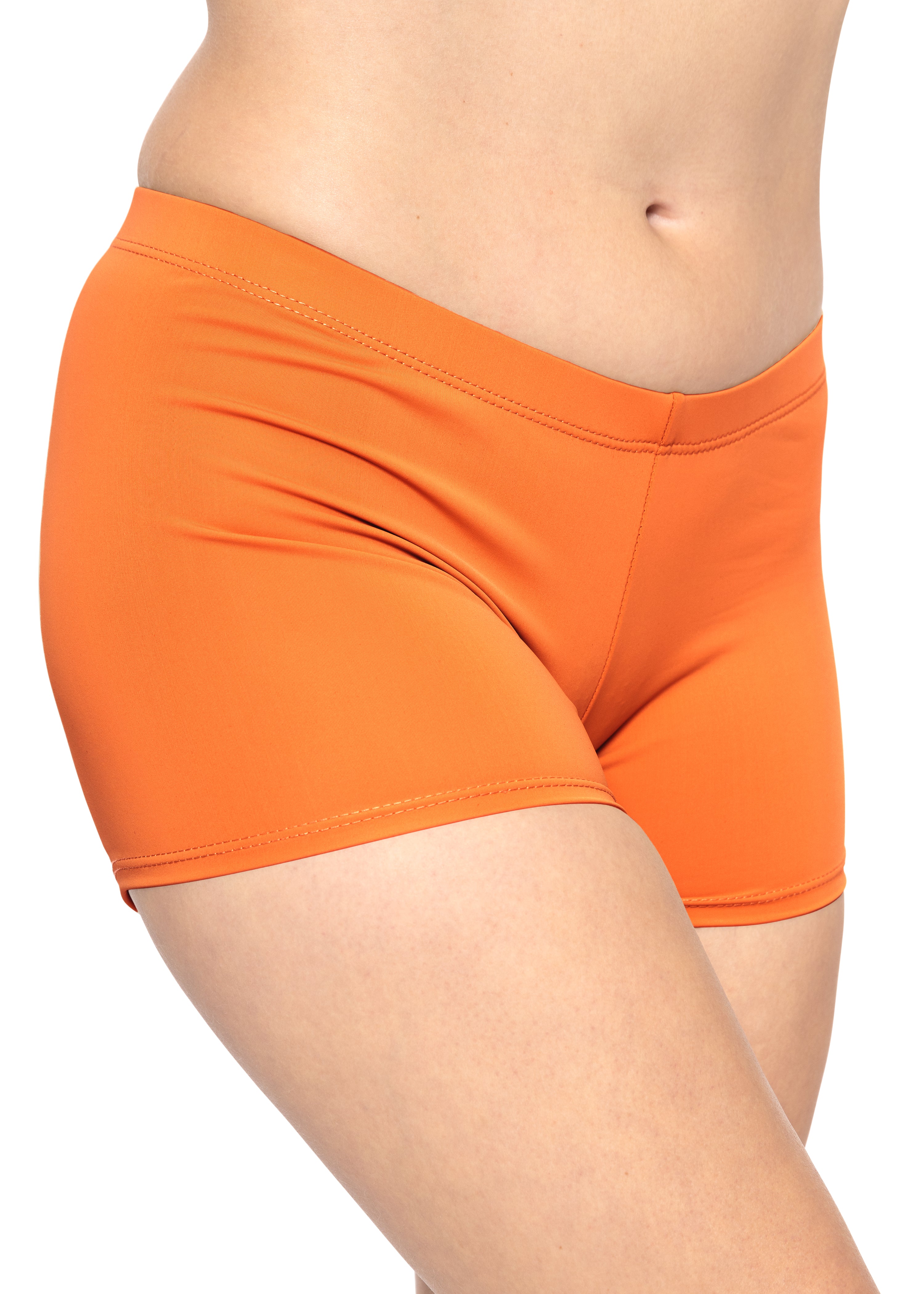 Women's Nylon/Spandex Booty Shorts | Small- 3x